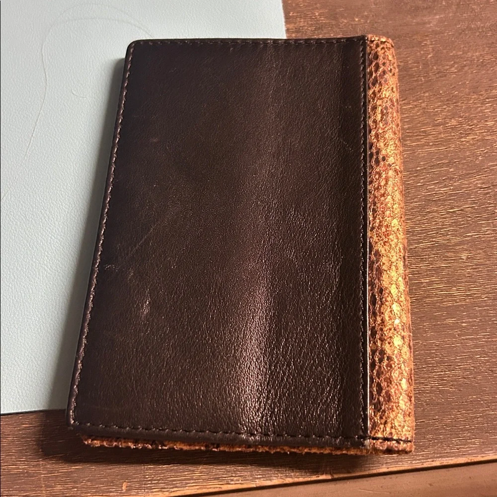 Osprey London Leather Snake‎ Print Passport Cover